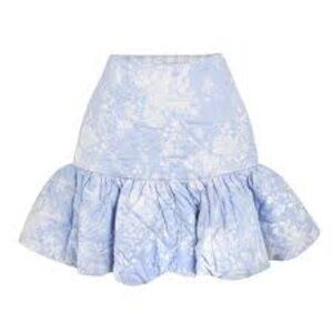 Dairy Floral Gingham Cusion Skirt XL